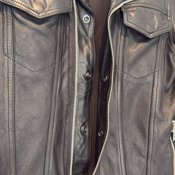 All Saints | Leather Moto Jacket - Picture 6 of 12